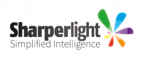 Sharperlight logo, a powerful business intelligence tool and one of BDI's valued business partners